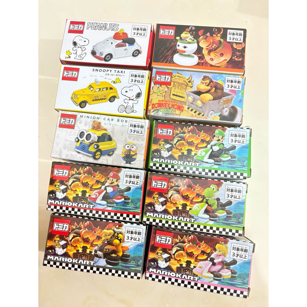 Tomica Super Mario Universal Studio Japan Original Jepang. Tomica Mario Kart USJ. Tomica Snoopy USJ.