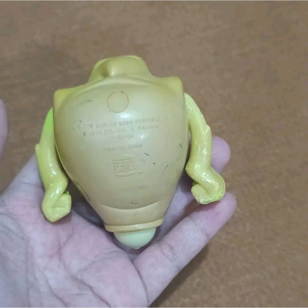 Gasing Mainan Slimer Ghostbusters Burger King Vintage 1999