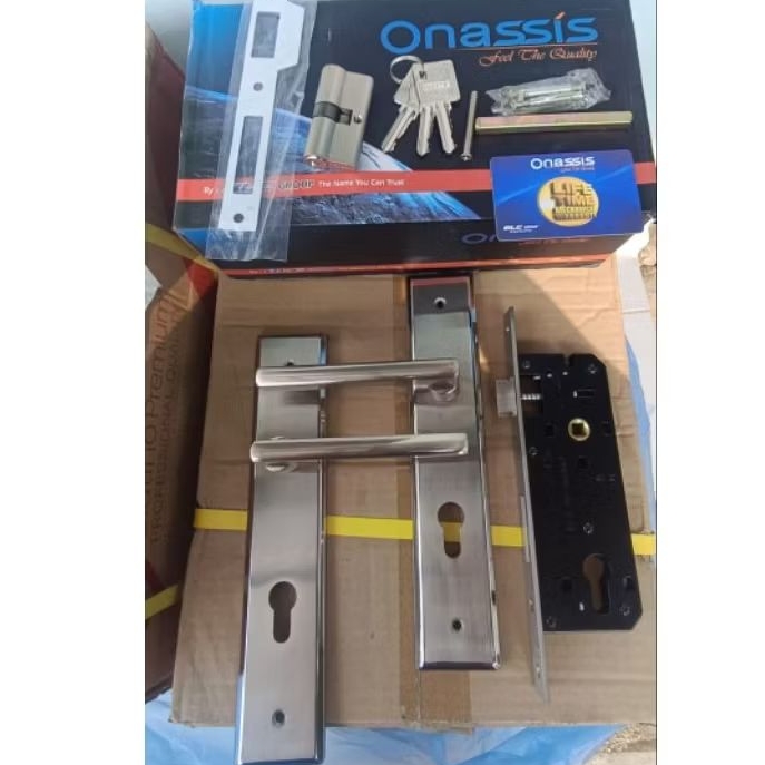 1 Set Kunci Pintu ONASSIS KAGAWA SS / Kunci Onassis Kagawa / Kunci Pintu Stainless / LHD ONASSIS KAG