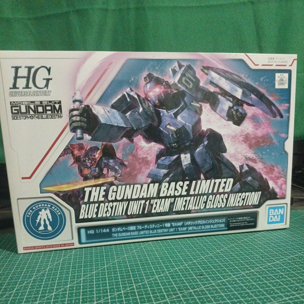 HG 1/144 Blue Destiny Unit 1 Exam (Metallic Gloss Injection) theGundam LimitedBase