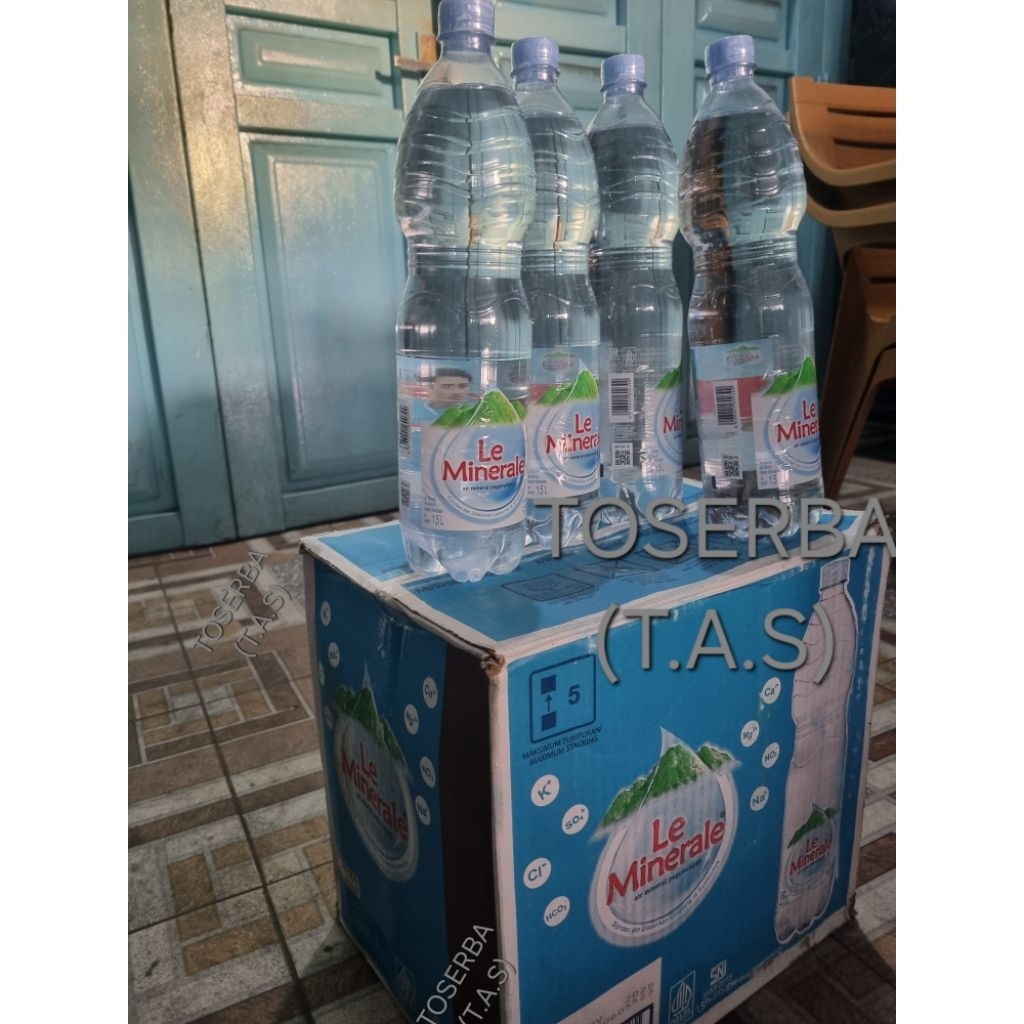 

LE MINERALE 1.5LITER isi 12Botol harga per DUS EXP 2026 / 2027 TERMURAH [PROMO]