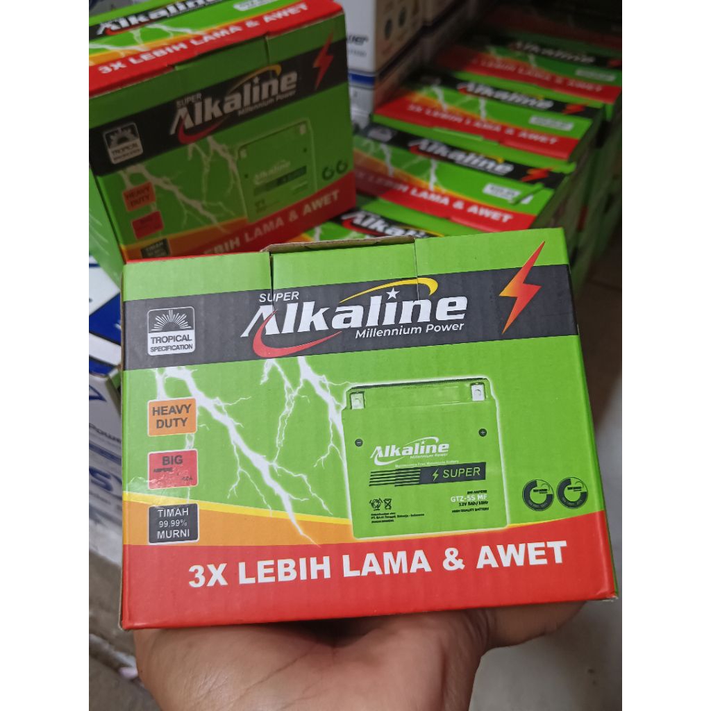 AKI ALKALINE GTZ-5S AKI ALKALINE beat mioJ supra125