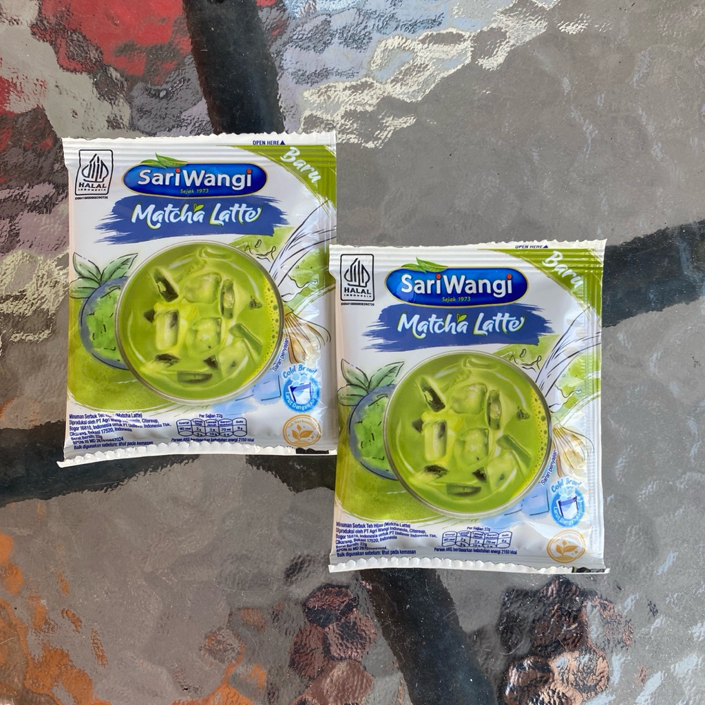 

Sariwangi Matcha Latte Kemasan 22 gram Murah & Hemat 2 Pcs Untuk Porsi 1 Kali Minum