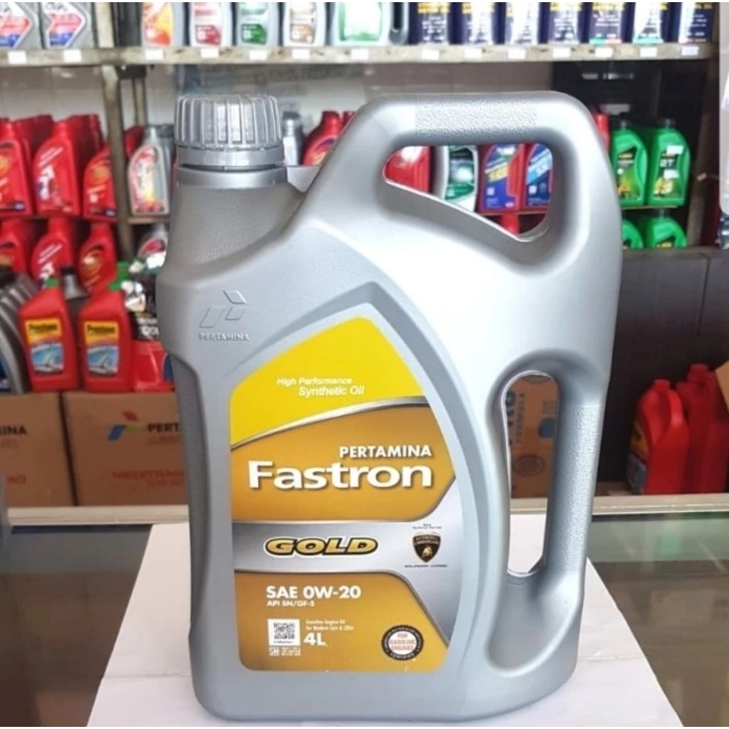 Oli mesin Fastron Gold 0w-20 4 liter