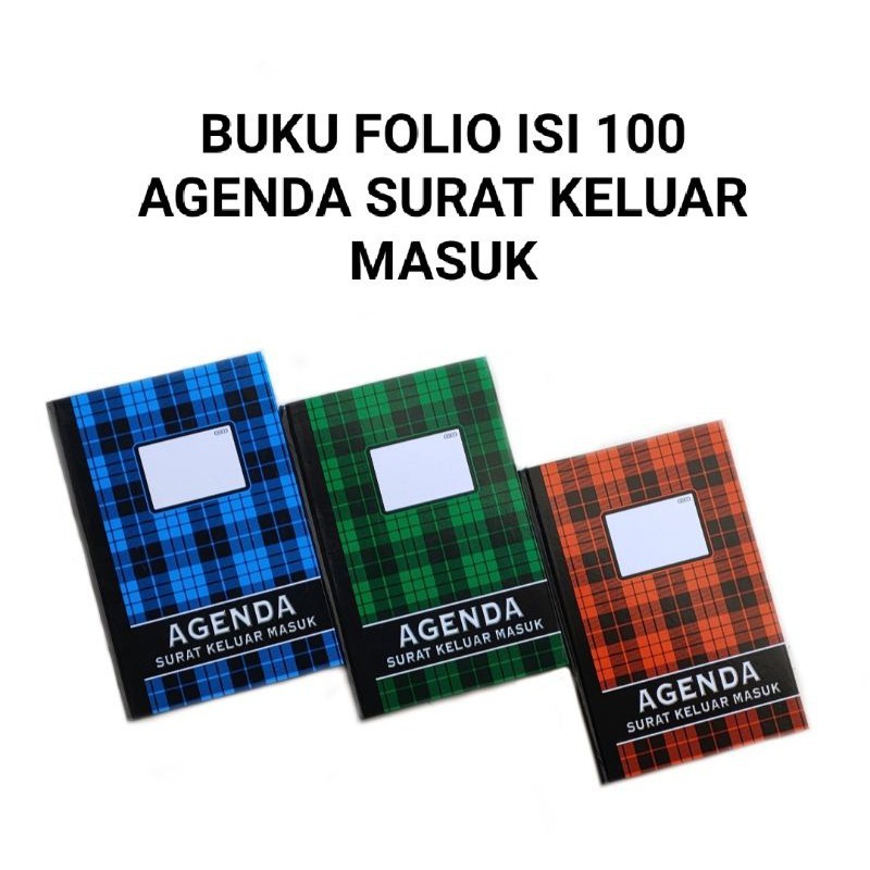 

(1 PCS ) BUKU AGENDA KELUAR MASUK FOLIO HARD COVER KIKY 100 LEMBAR TERLARIS