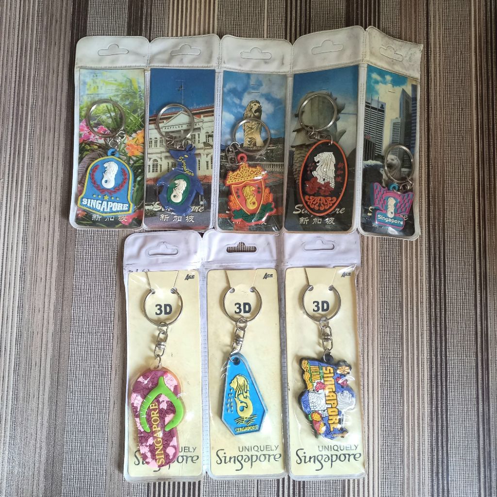 Gantungan Kunci Singapore barang simpanan / jadul