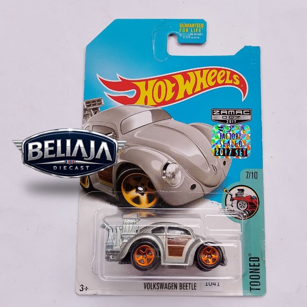 HOT WHEELS VOLKSWAGEN BEETLE TOONED ZAMAC