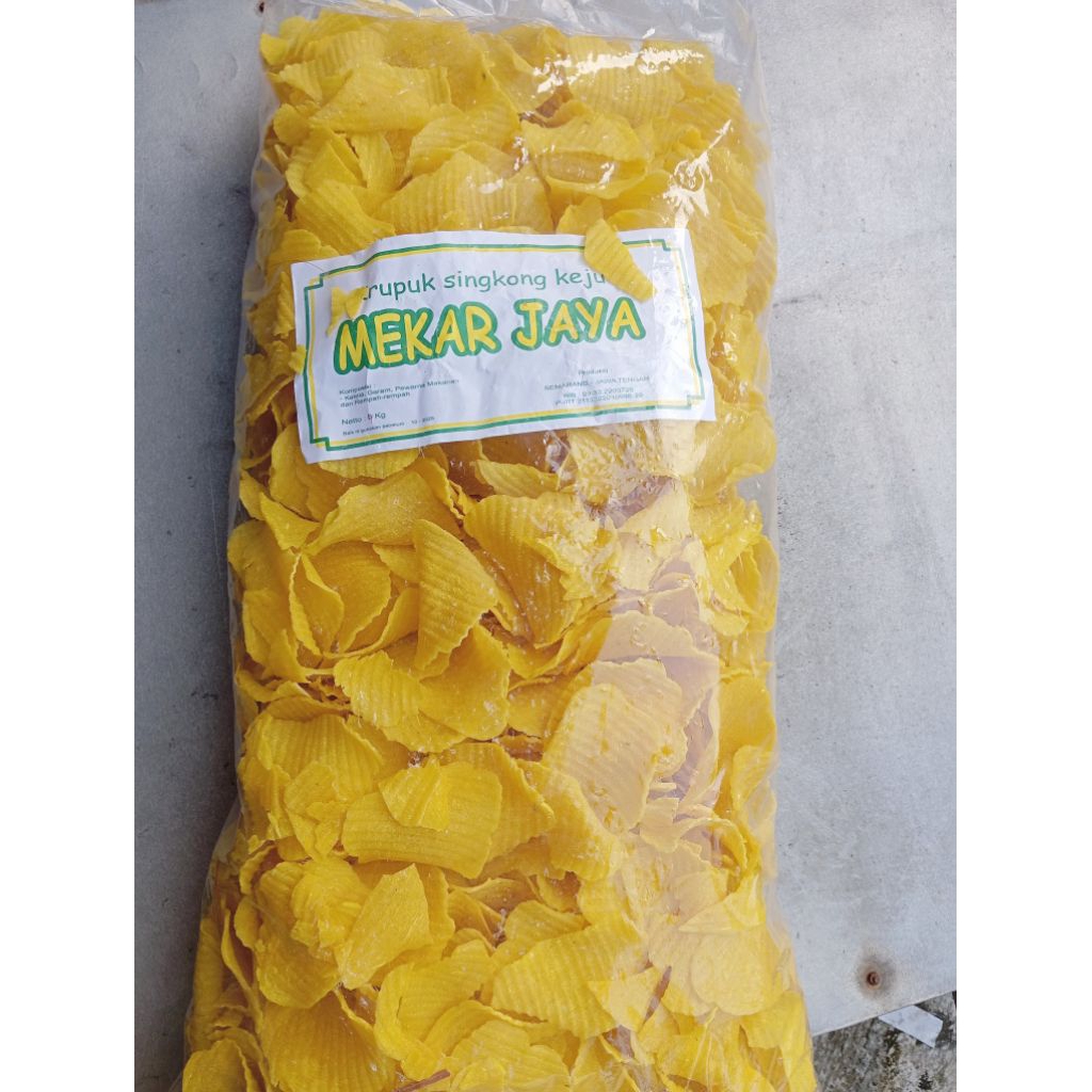 

SLONDOK BULAT SINGKONG KEJU TIDAK PEDAS - 1 KG