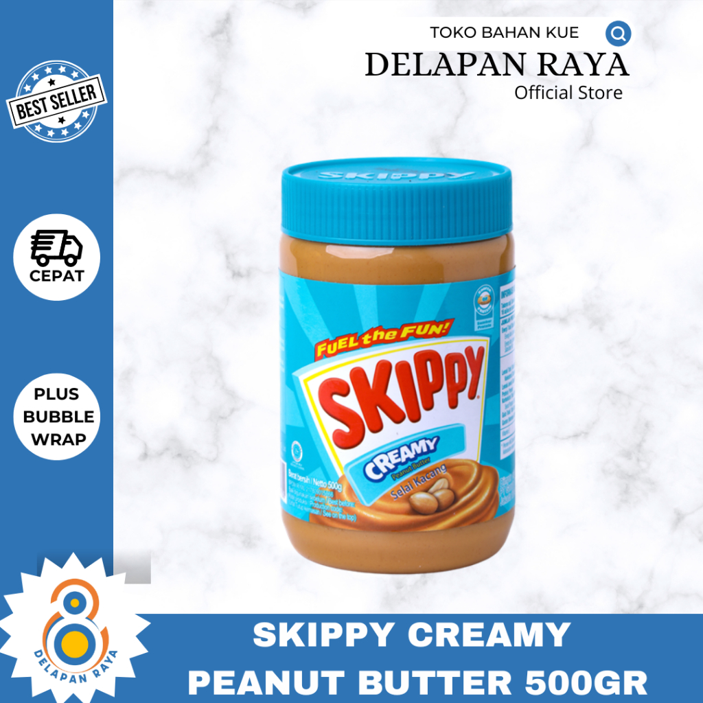 

Skippy Creamy Peanut Butter 500gr /Selai Kacang Skippy -8Raya