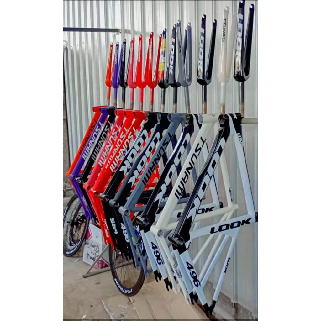 Frame fork fixie custom decal