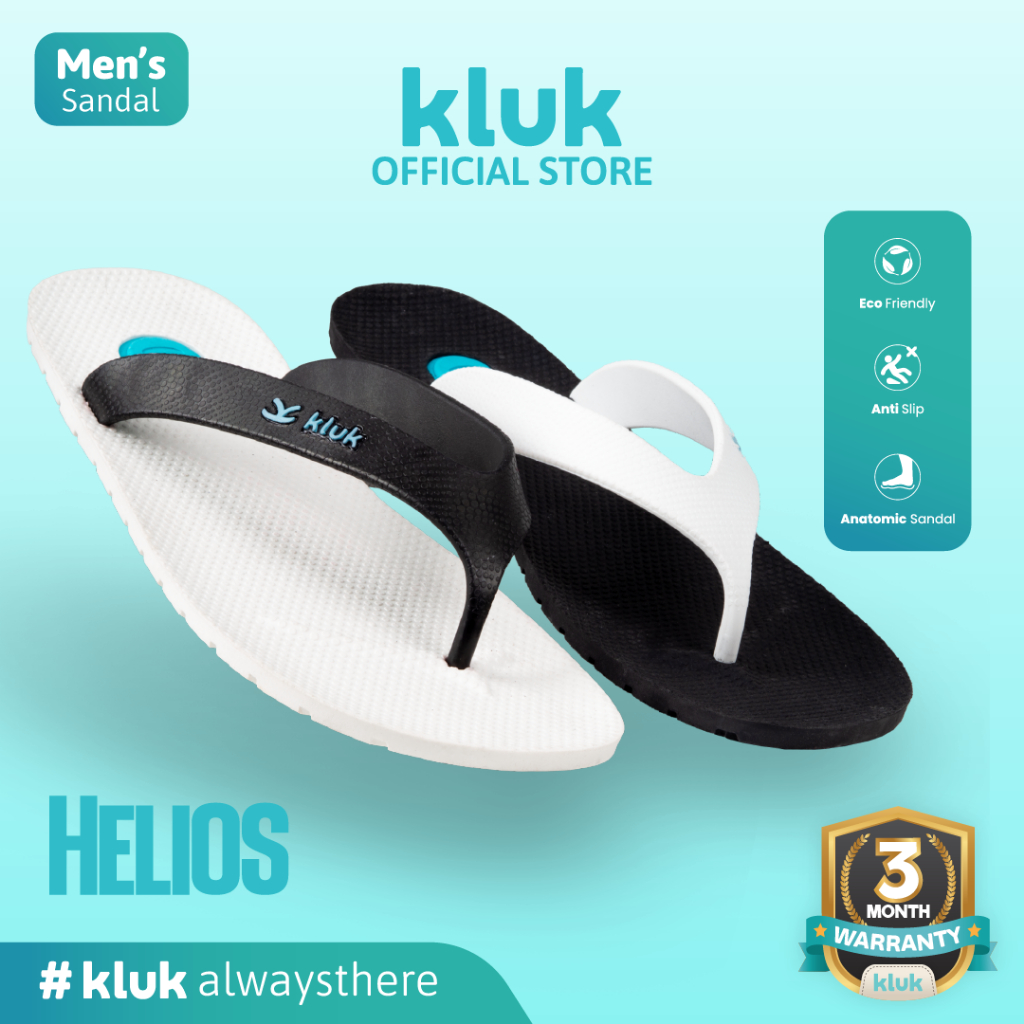 KLUK Sandal Jepit Pria - Helios Joy Esta TwixBW - Anatomic Premium Sandal
