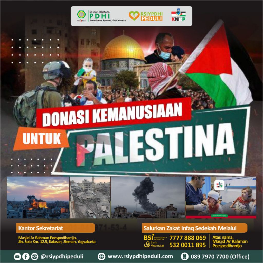 DONASI KEMANUSIAAN UNTUK PALESTINA