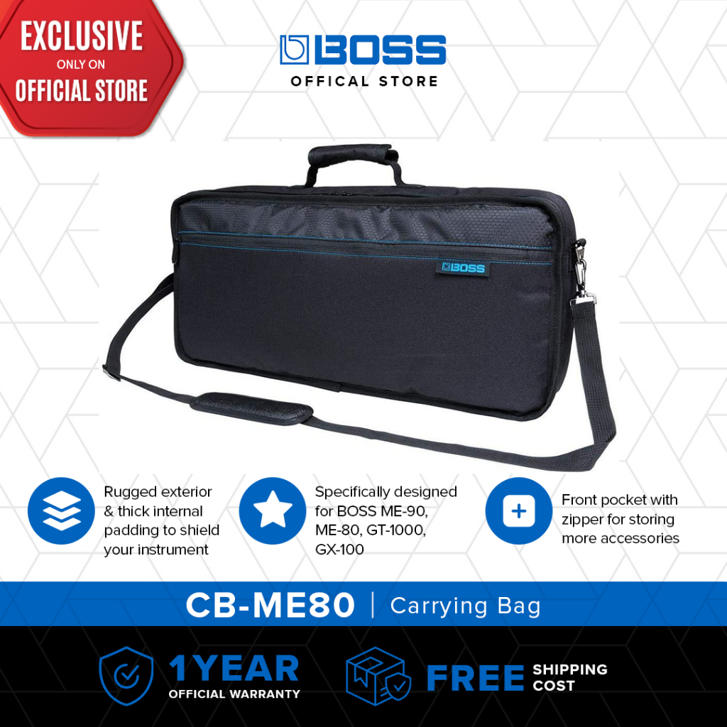 BOSS CB-ME80 Tas Soft Case Multi Effect Untuk Efek Gitar ME-80/ME-90/GT-1000/GX-100
