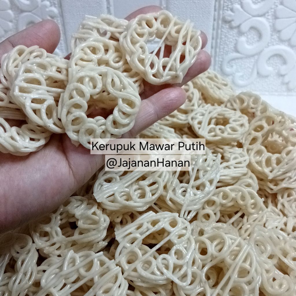 

kerupuk Mawar Putih mentah 1kg