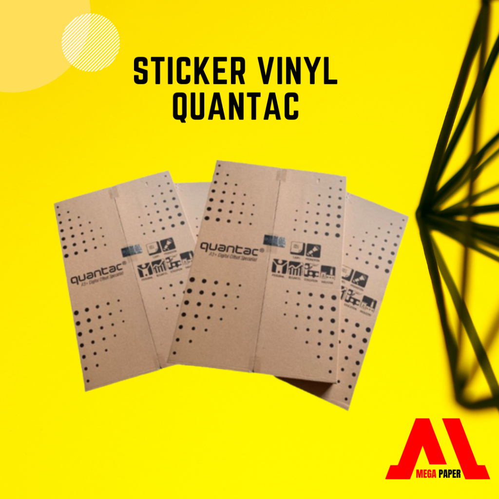 

Sticker Vinyl QUANTAC SKBP | Kertas Sticker Vinyl A3 + | Sticker QUANTAC SKBP