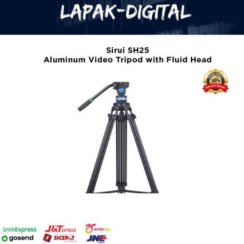 Sirui SH25 / SH-25 / SH 25 Aluminum Video Tripod