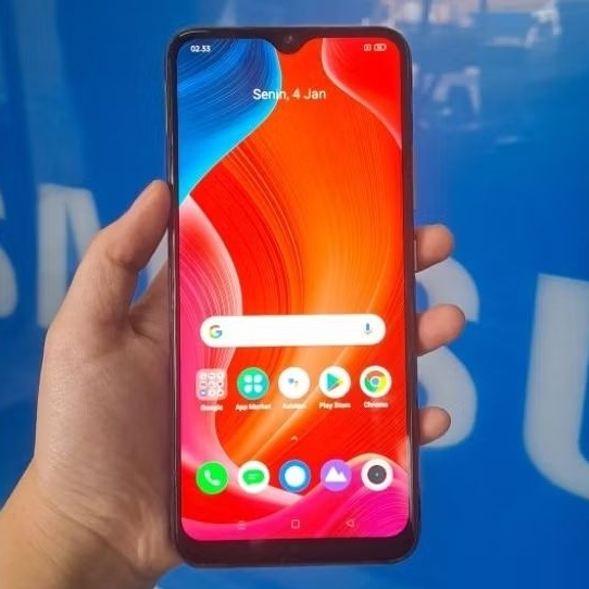 Hp Realme C12 3/32 GB Ex Resmi Realme Indonesia Second Bekas