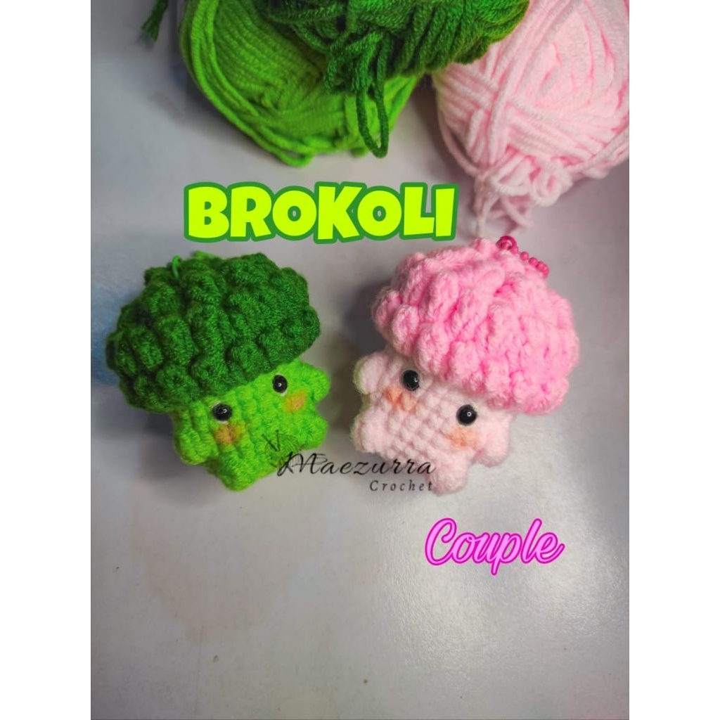 Amigurumi Brokoli || Gantungan Kunci Rajut Brokoli