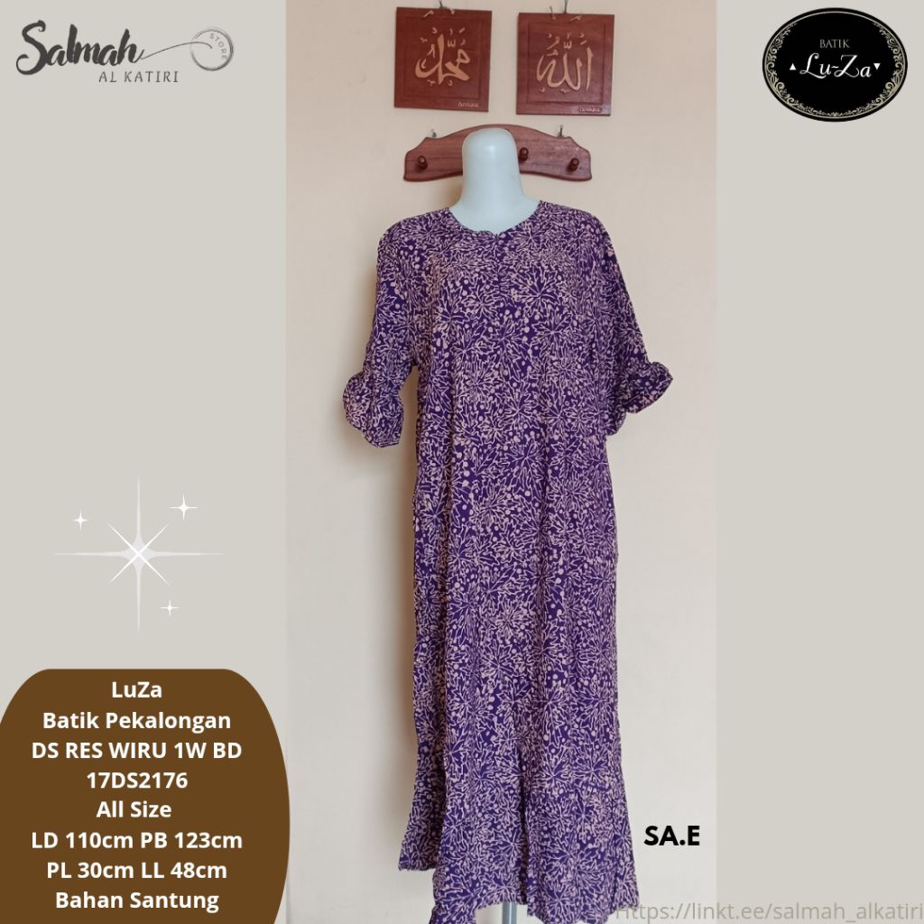 Daster LuZa Batik Pekalongan DS RES WIRU 1W BD (E)