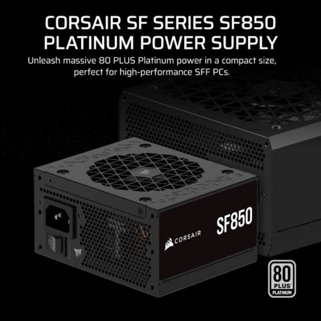Corsair SF Series SF850 Fully Modular 80 PLUS Platinum SFX Power Supply