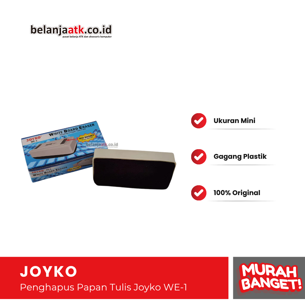 

Penghapus Papan Tulis Joyko WE-1 / Whiteboard