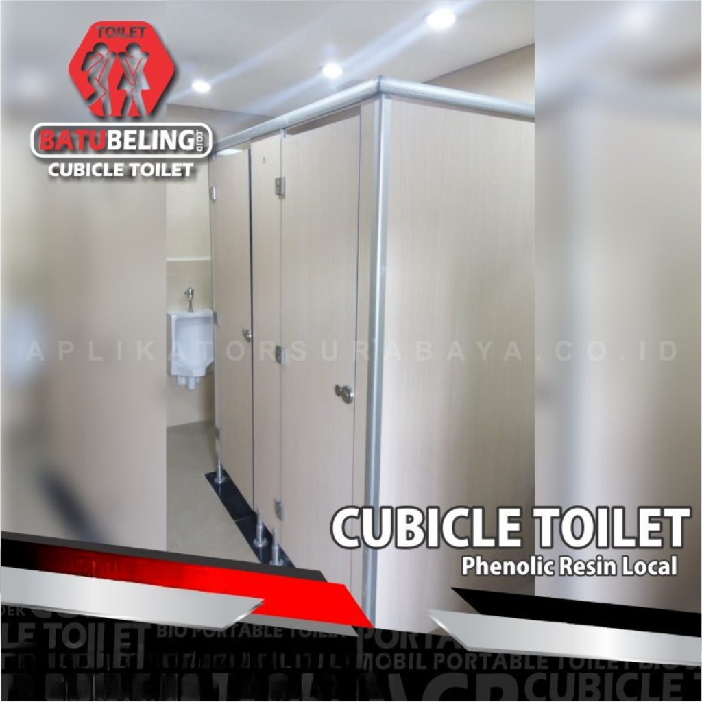 Toilet Cubicle Phenolic Resin Lokal / Sekat Toilet Cubicle / Pemasangan Cubicle Toilet / Toilet Seko
