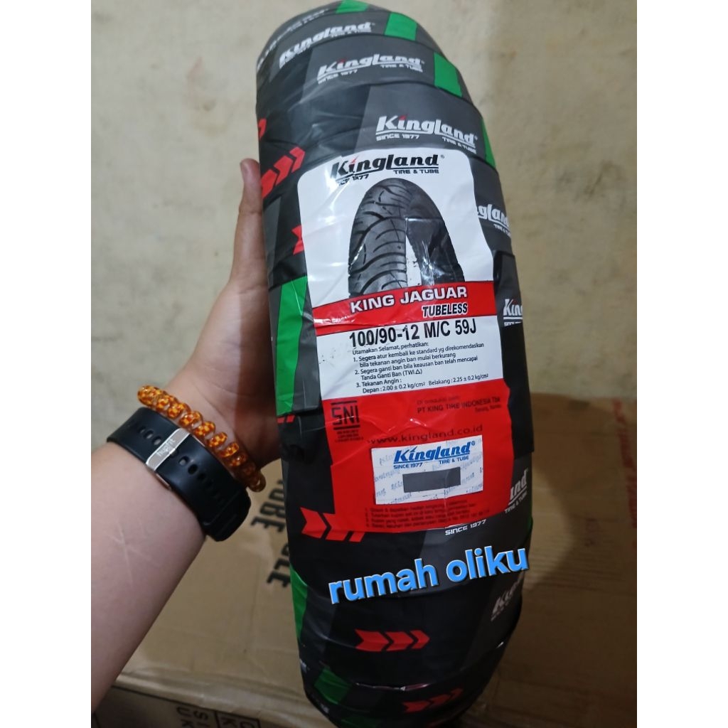 Ban Tubeless KINGLAND (100/90-12 | 110/90-12)