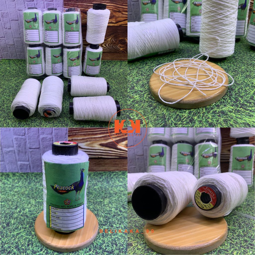 BENANG JAHIT KARUNG MEREK PEACOCK / BENANG JAHIT KARUNG BERAS / BENANG KARUNG WARNA PUTIH