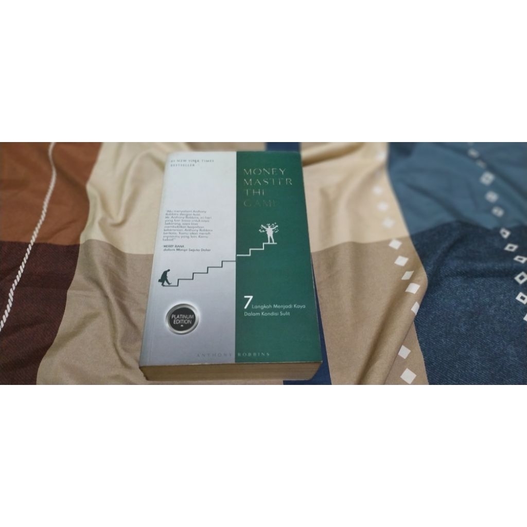 buku money master the game anthony robbins terjemah bahasa indonesia soft cover