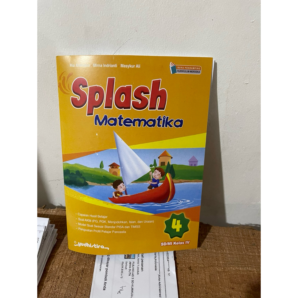 Splash Matematika kelas 4 SD KURIKULUM MERDEKA BY YUDHISTIRA