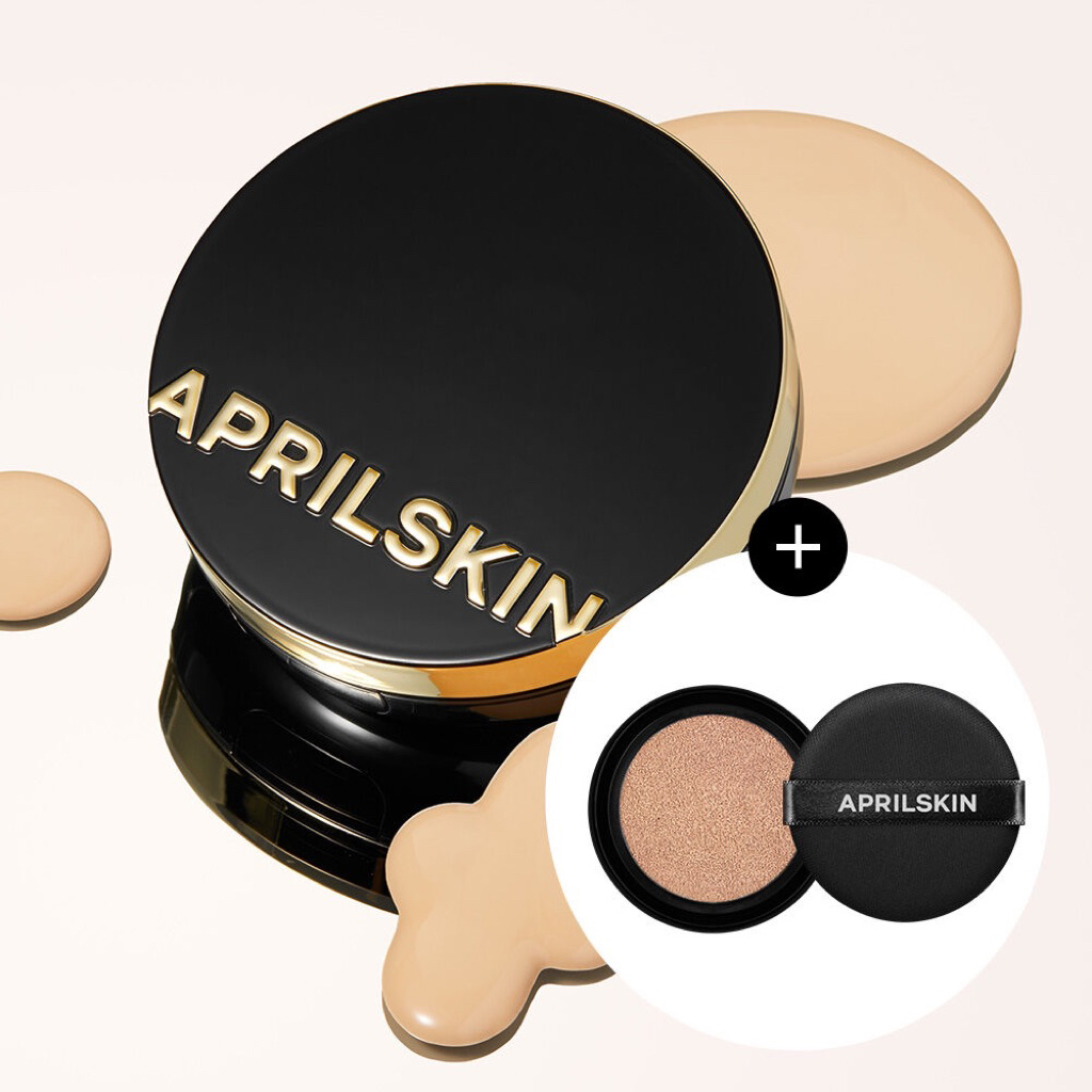 [Ready Stock] Aprilskin Magic Snow Cushion 3.0 Full set + Refill