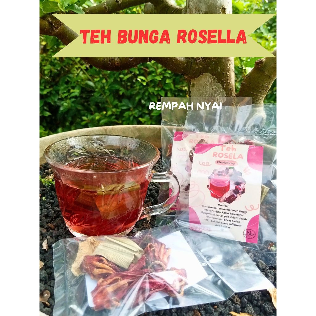 

Teh Bunga Rosella | Teh Rosella | Flower Tea | Bunga Rosella Merah | Teh Herbal Kesehatan | Teh Hibiscus