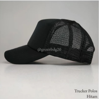 Topi Polos Trucker Polos lengkung setelan warna hijau army Hitam Navy Blue Marun Biru Abu Hijau Mera