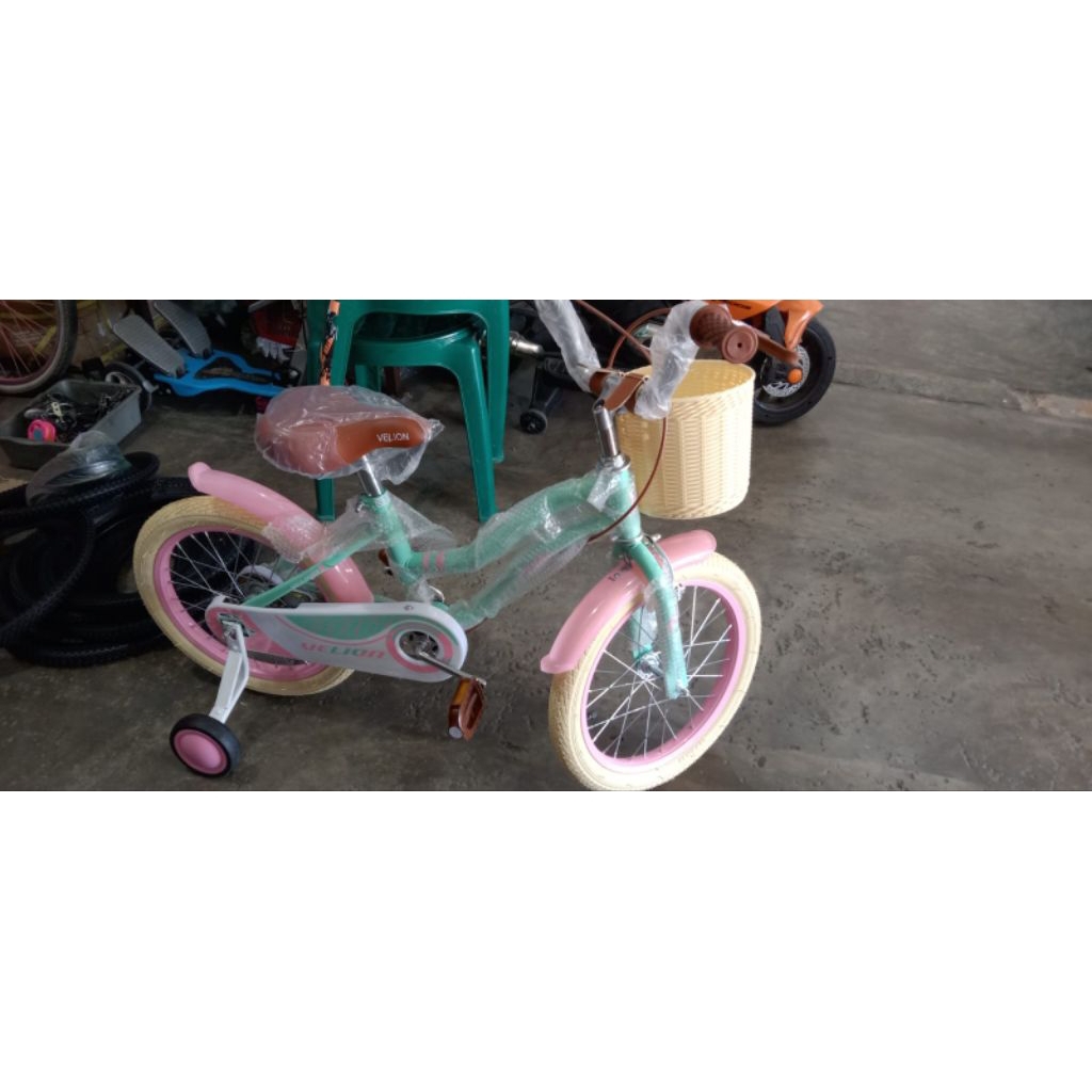 sepeda mini keranjang ring 16 inc mrek velion