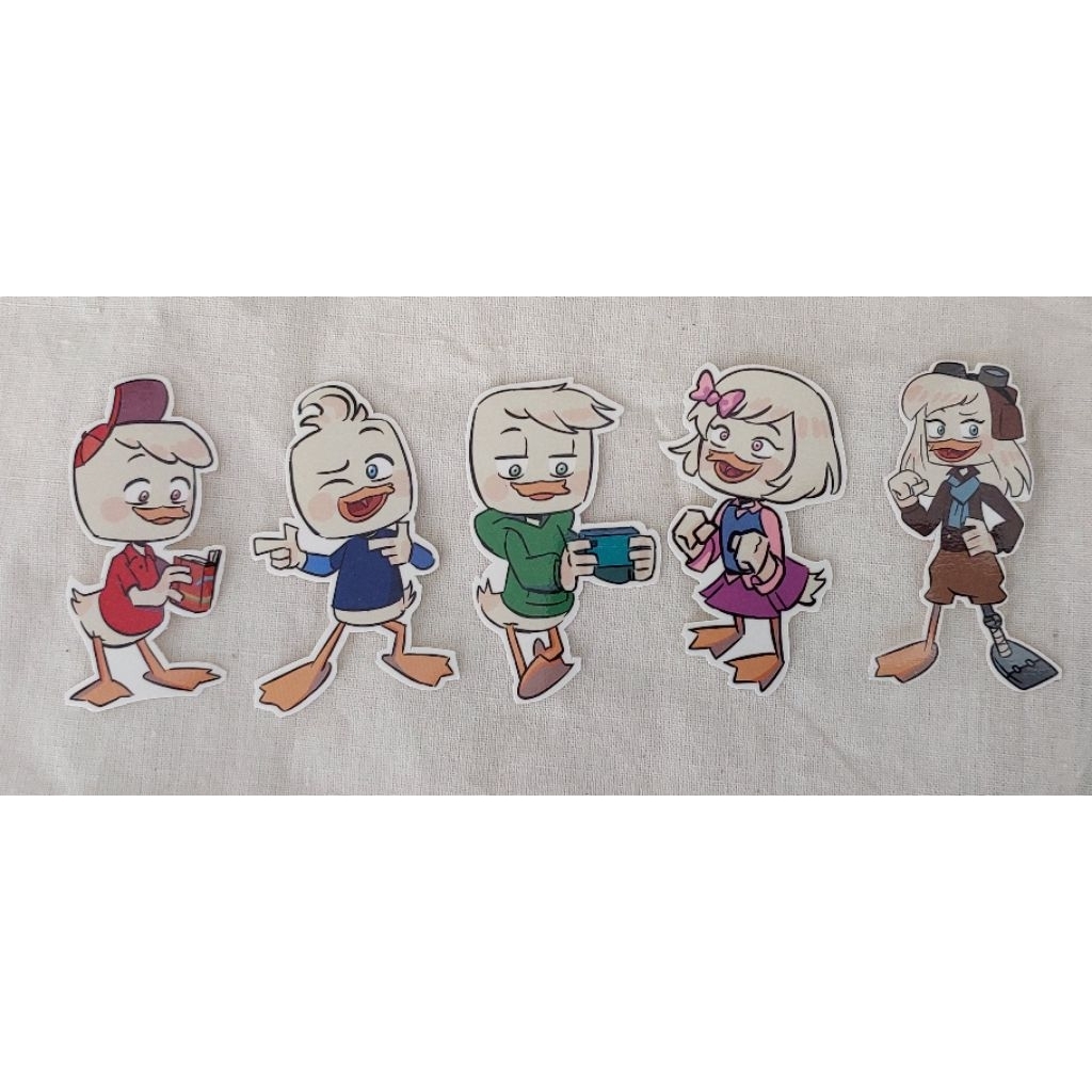 

Sticker Ducktales 2017 Huey Dewey Louie Webby Della Duck