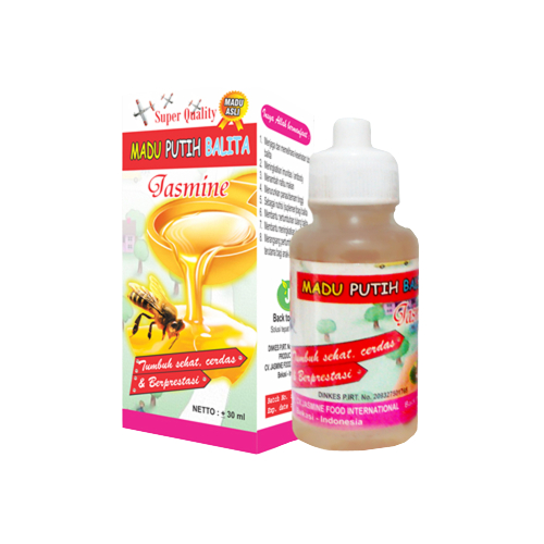 

Madu Putih Balita Jasmine meningkatkan daya tahan tubuh/penambah nafsu makan