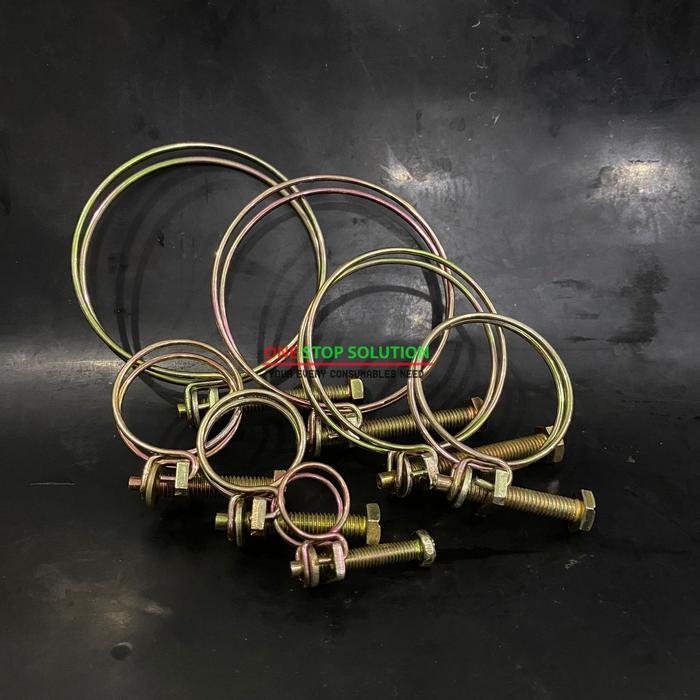 Klem Selang Kawat Double Wire Hose clamp