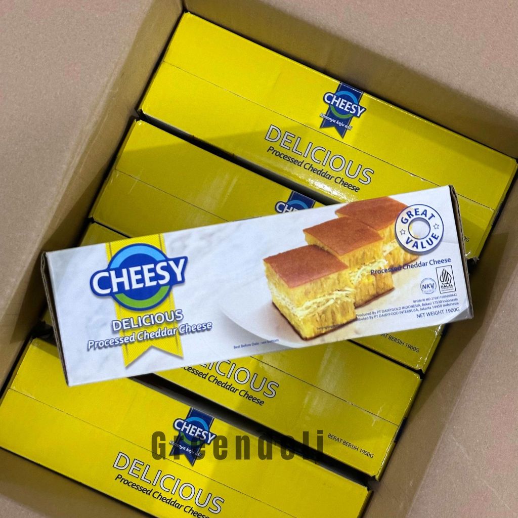 

Cheesy Keju Cheddar Cheese Delicious 1,9 KG