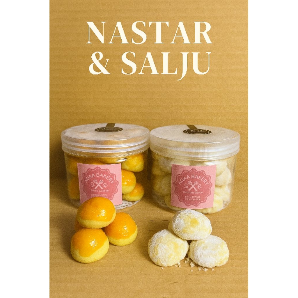 

NASTAR/SALJU/NASTAR MIX SALJU/NASTAR PREMIUM/PUTRI SALJU PREMIUM/KUE NASTAR SALJU