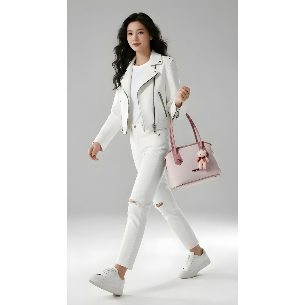 Kiara tas kulit selempang wanita slingbag handle bag