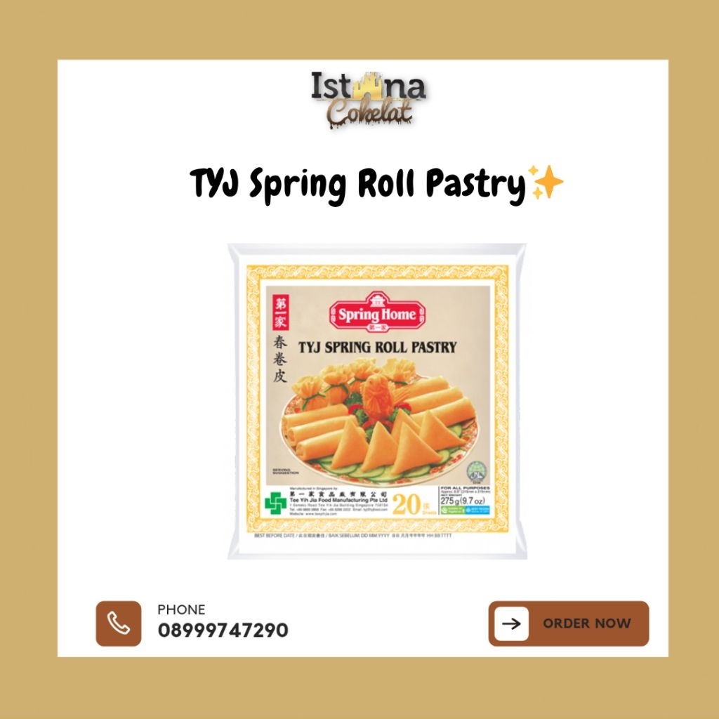 

TYJ spring Roll Pastry 20sheets