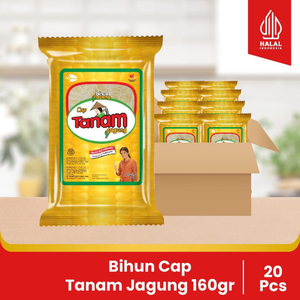 

Bihun cap tanam jagung-160gr-1ball@20pcs