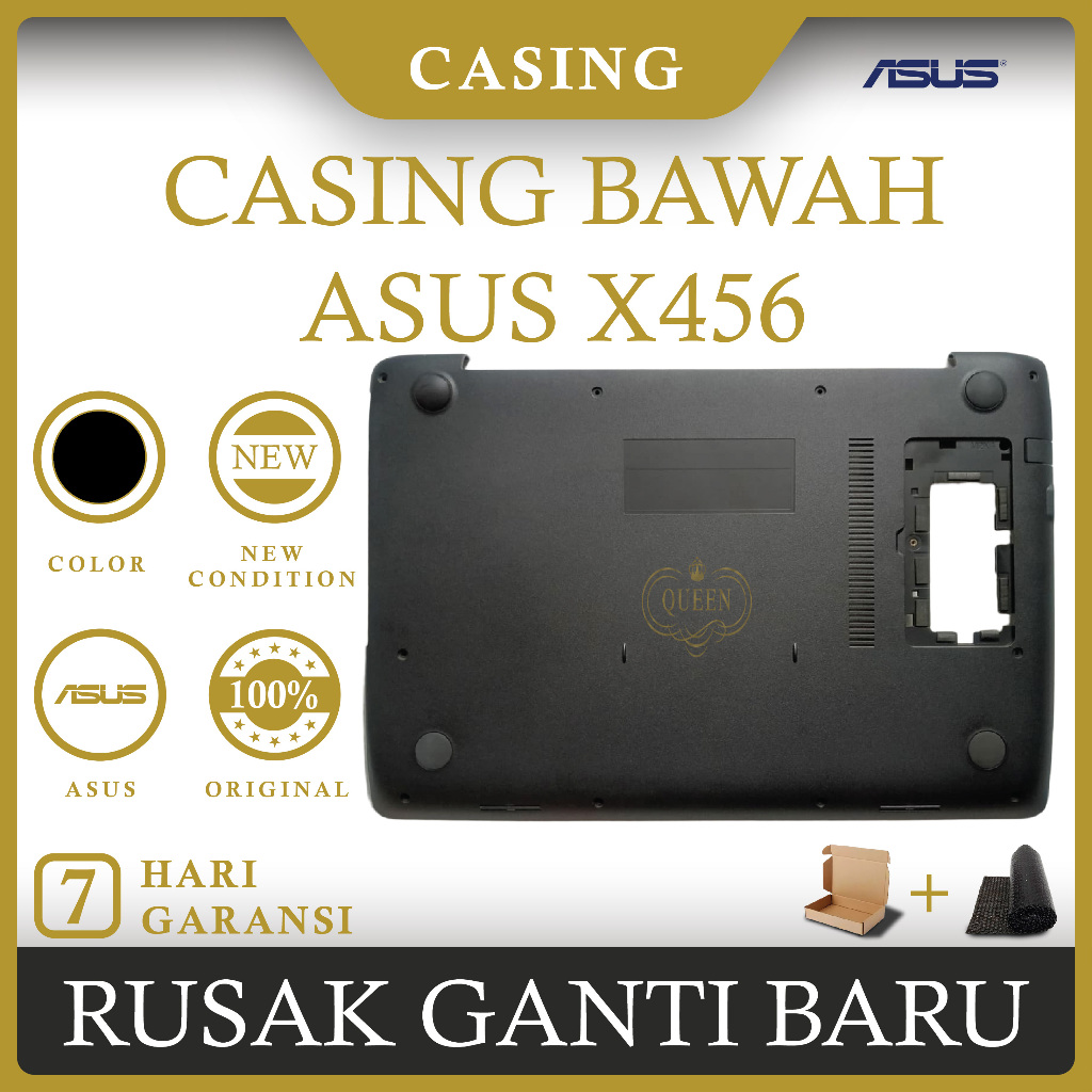CASING BAWAH LAPTOP ASUS X456 X456UA X456UB ORIGINAL