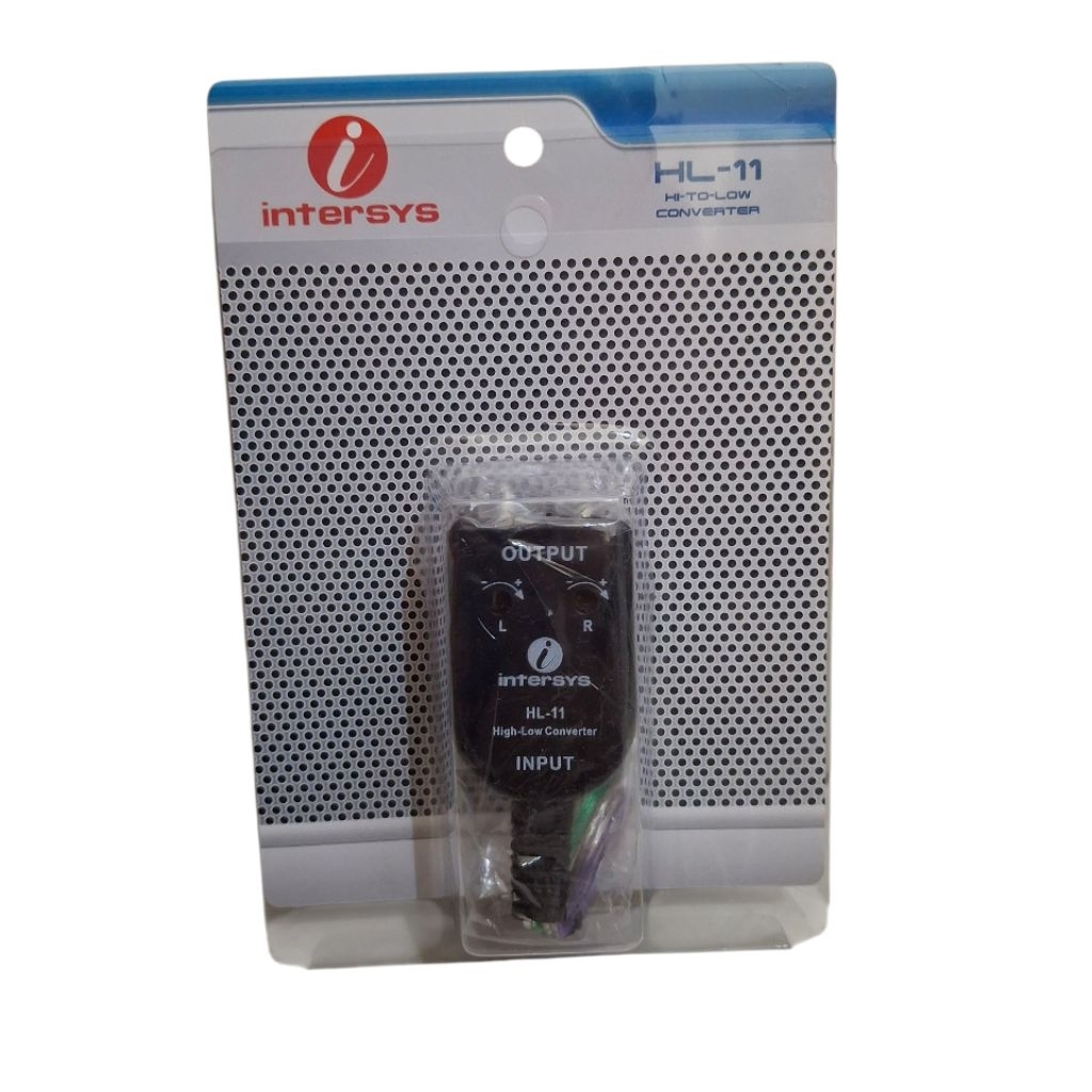 Converter intersys HL-11 hi to low intersys adaptor rca intersys