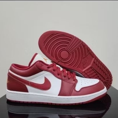 SEPATU PRIA AIR JORDAN 1 LOW CARDINAL RED