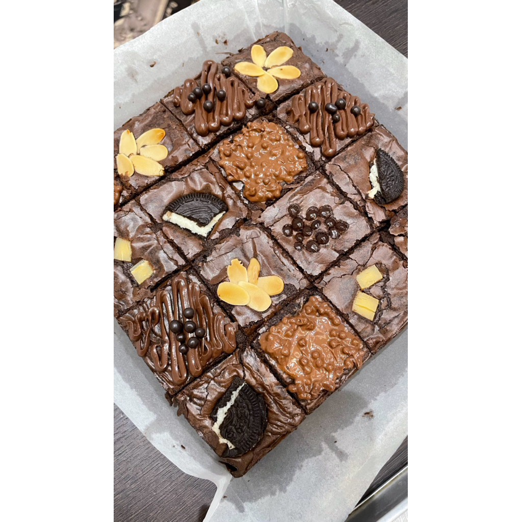 

Fudgy Brownies Panggang