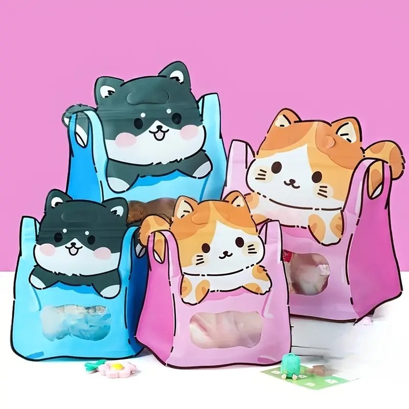 

Pouch Zipper Kucing 3D Premium Cute Cat Bingkisan Hadiah Lucu Ulang Tahun Imut Unik Cartoon Schoolbags With Pockets