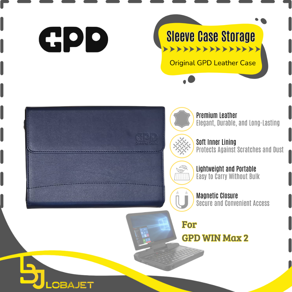 Leather Case for GPD WIN Max 2 Original Leather Case - Sleeve Case Storage untuk GPD WIN Max 2