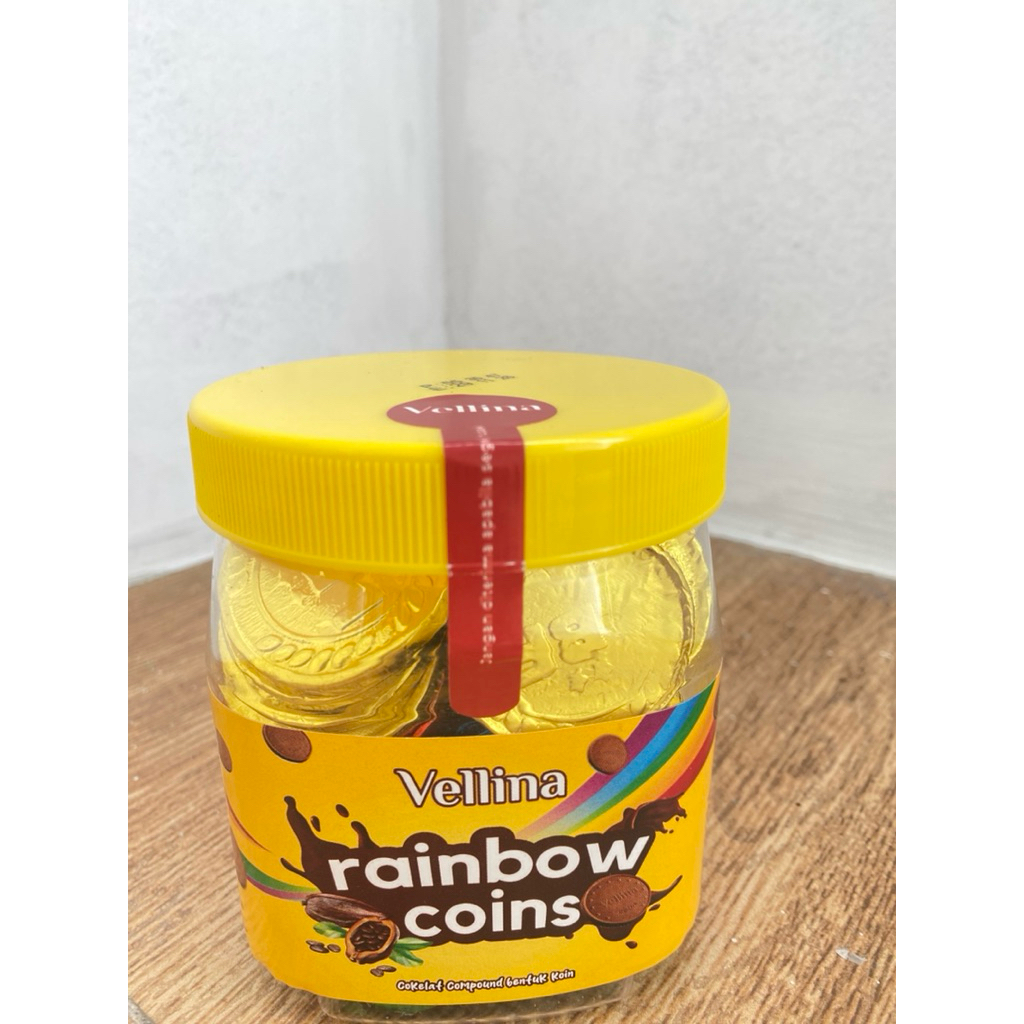 

Permen vellina rainbow Coins