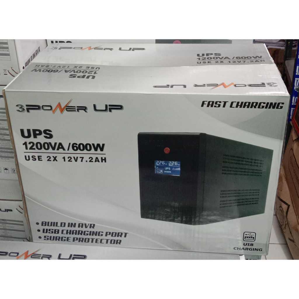 ups power up 1200va / 1200 va + stabilizer